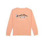 Properly Tied Redfish LS Melon Tee