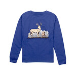 Properly Tied Blue Deer Season LS Tee