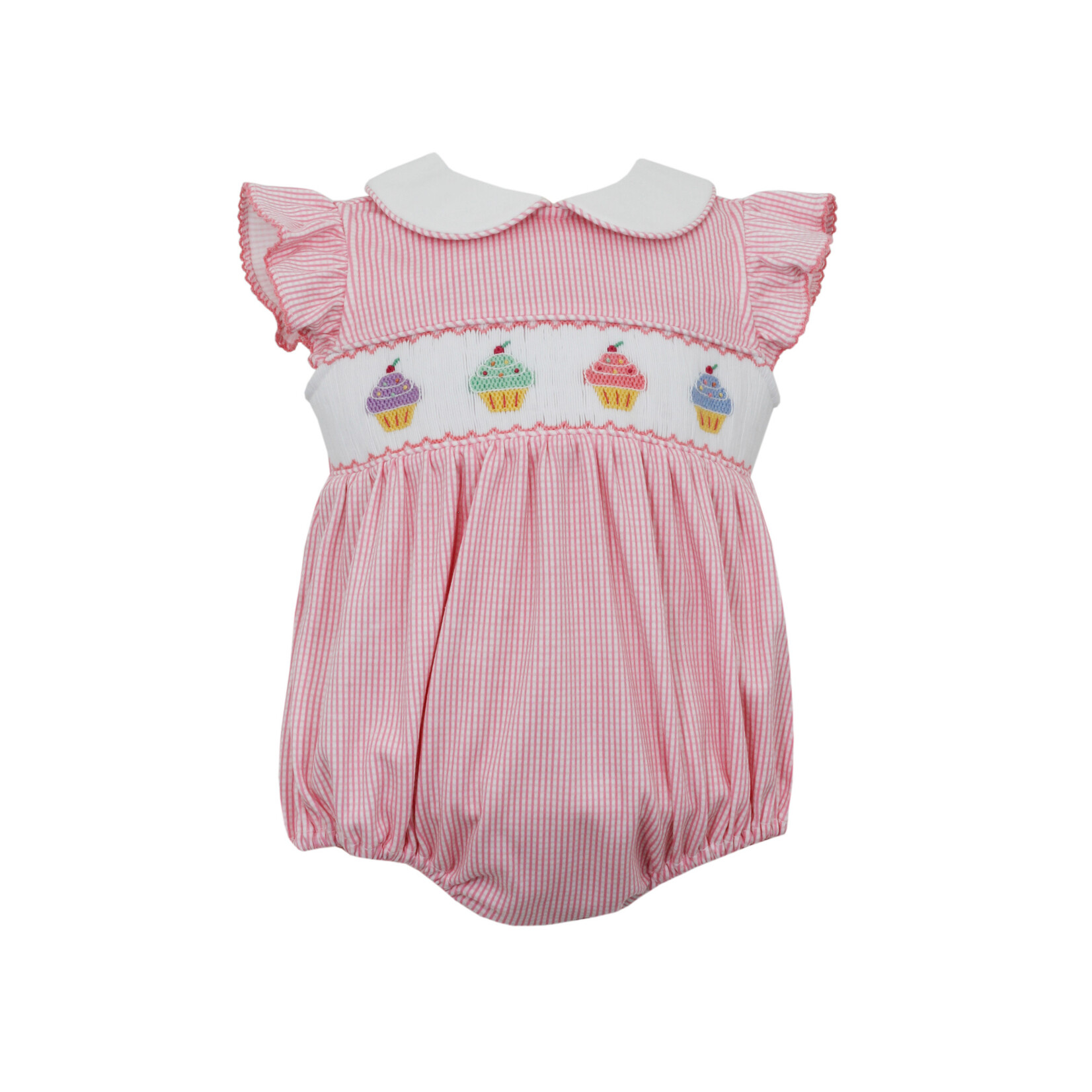 Petit Bebe Pink Check Cupcake Bubble