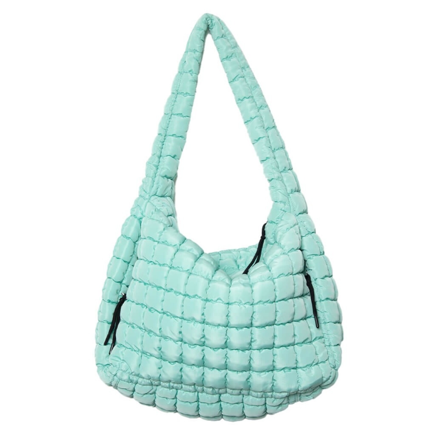 Katydid Quilted Hobo Tote Bag