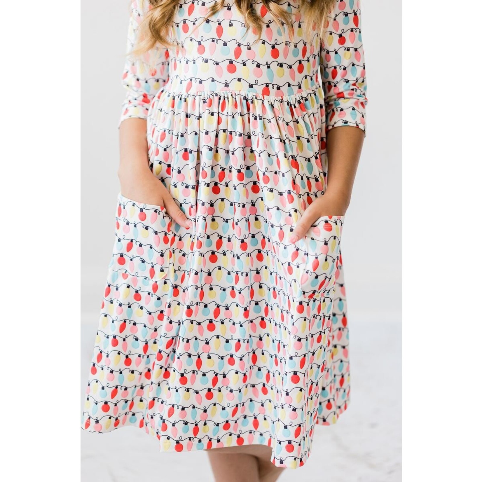 Mila & Rose Merry & Bright Pocket Twirl Dress