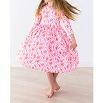 Mila & Rose Pink Howdy Twirl Dress