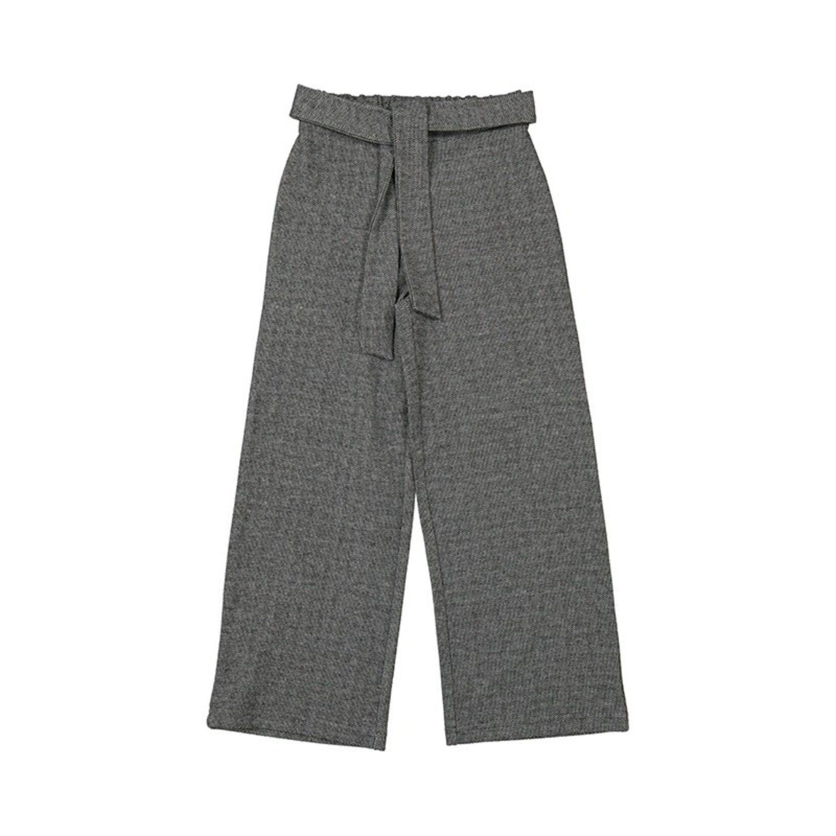 Mayoral Gray Jacquard Knit Pants