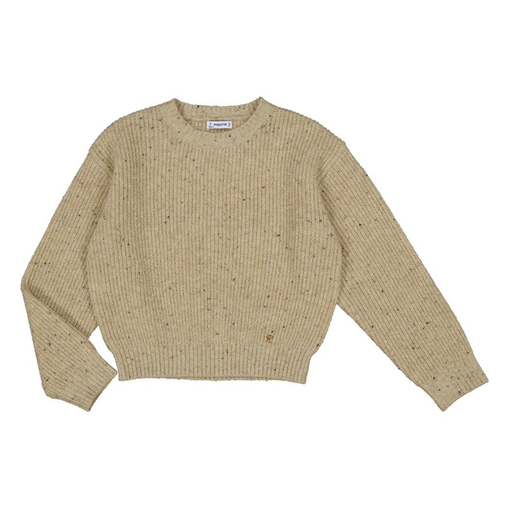 Mayoral Sepia Speckled Sweater