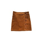 Pleat Reese Skirt Honey Cord