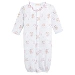 Baby Club Chic Pink Sleep Tight Bear Ruff Conv