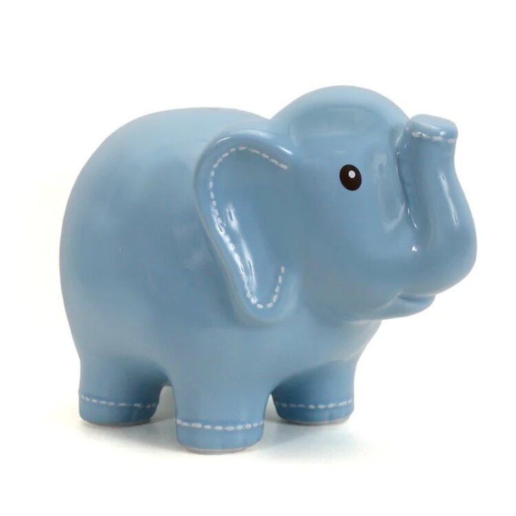 Child to Cherish Large Stitched Elephant Bank