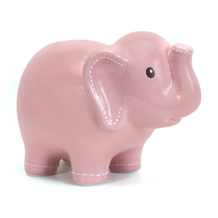 Child to Cherish Large Stitched Elephant Bank