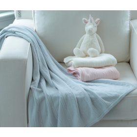 A Soft Idea A Soft Idea Cable Knit Blanket