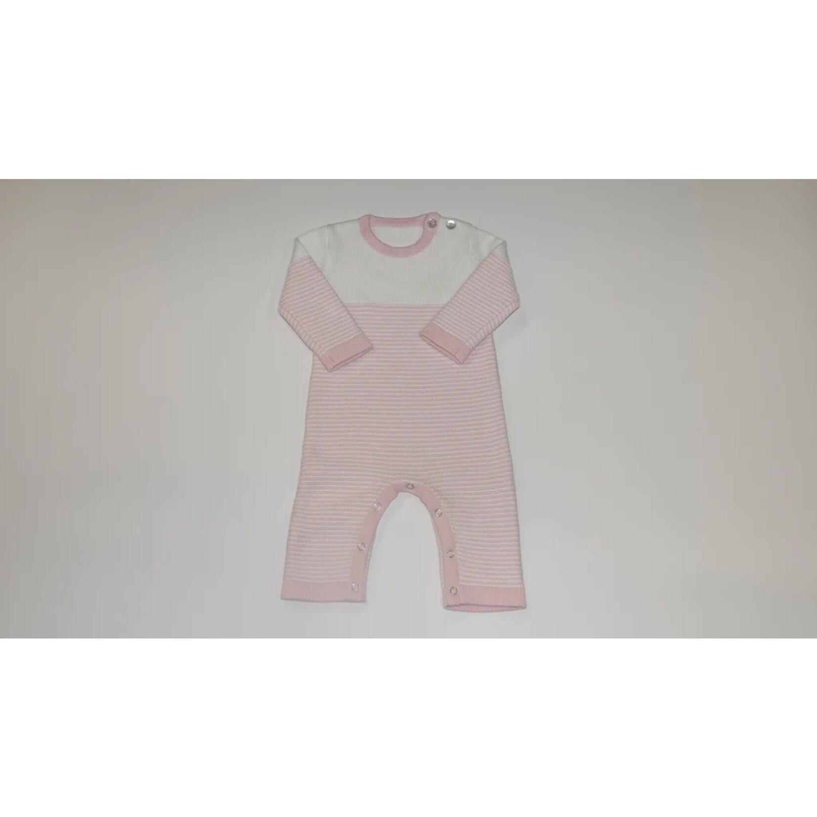 A Soft Idea Pink Seed Stich Romper