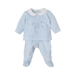 Babidu LT Blue Velour Pant Set