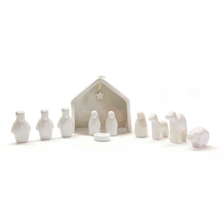 Two's Company Miniature Nativity Set
