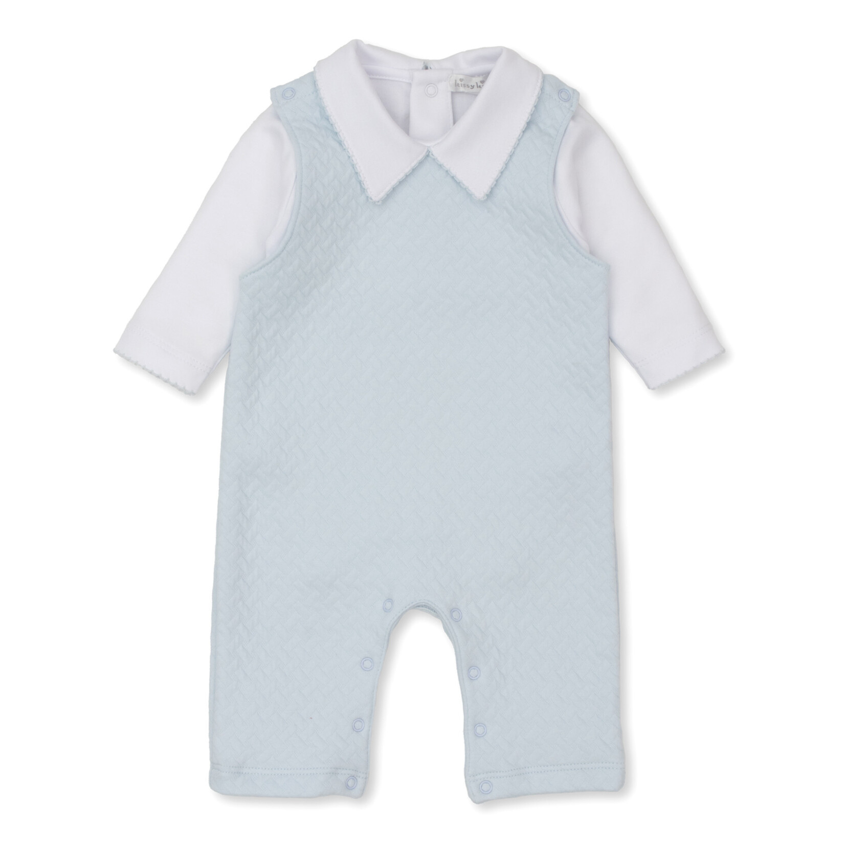 Kissy Kissy Jacquard Overall Set