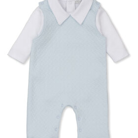Kissy Kissy Jacquard Overall Set