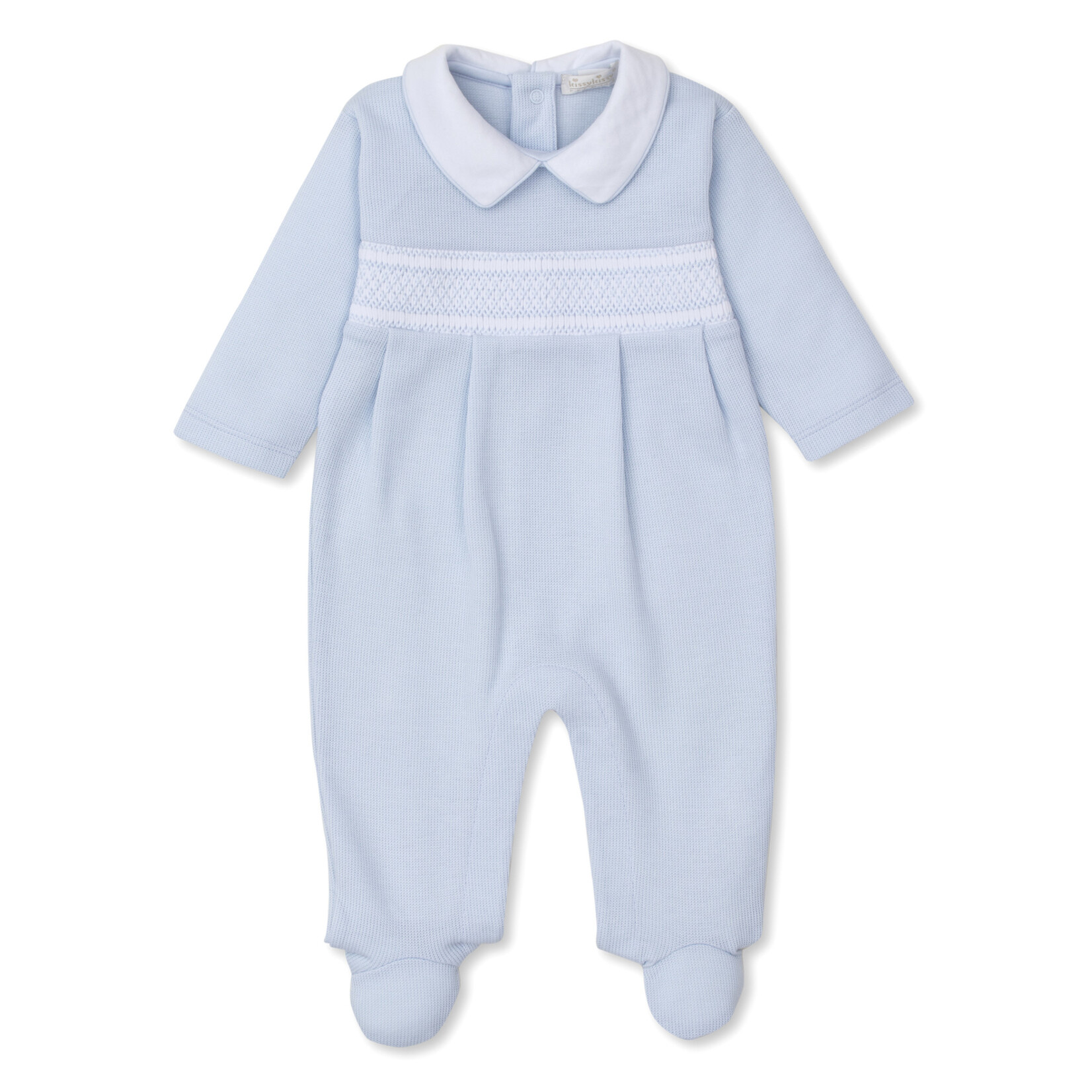 Kissy Kissy CLBF24 Blue Smocked Footie