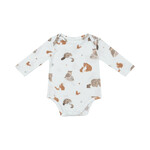 Angel Dear Blue Woodland Animals Onesie