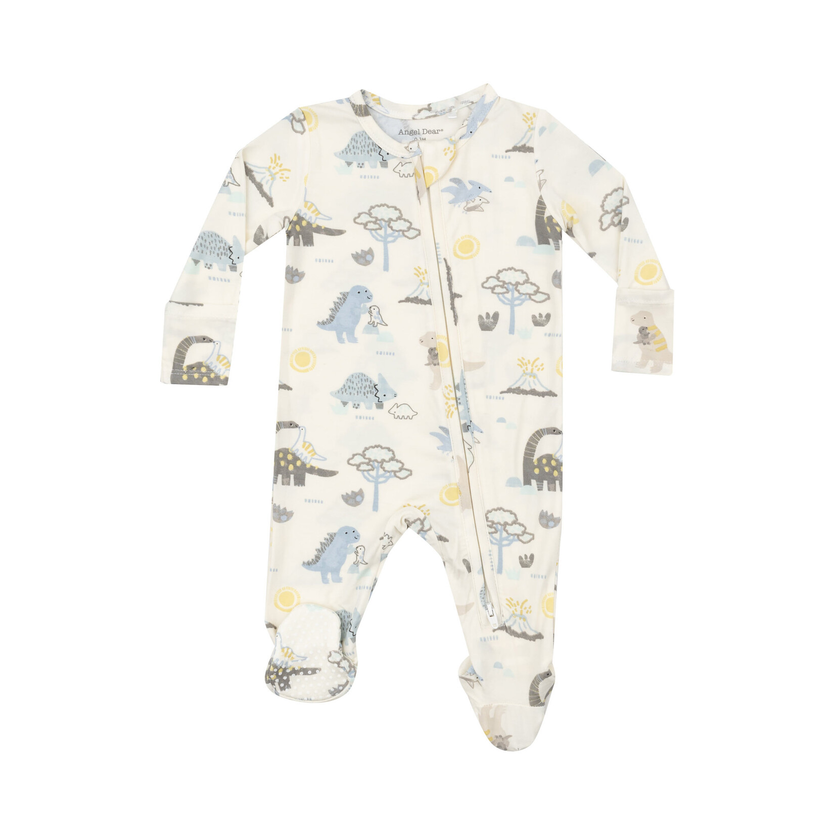 Angel Dear Baby Love Dino 2-Way Zip Footie