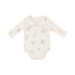 Angel Dear Ribbed Whispy Floral Onesie