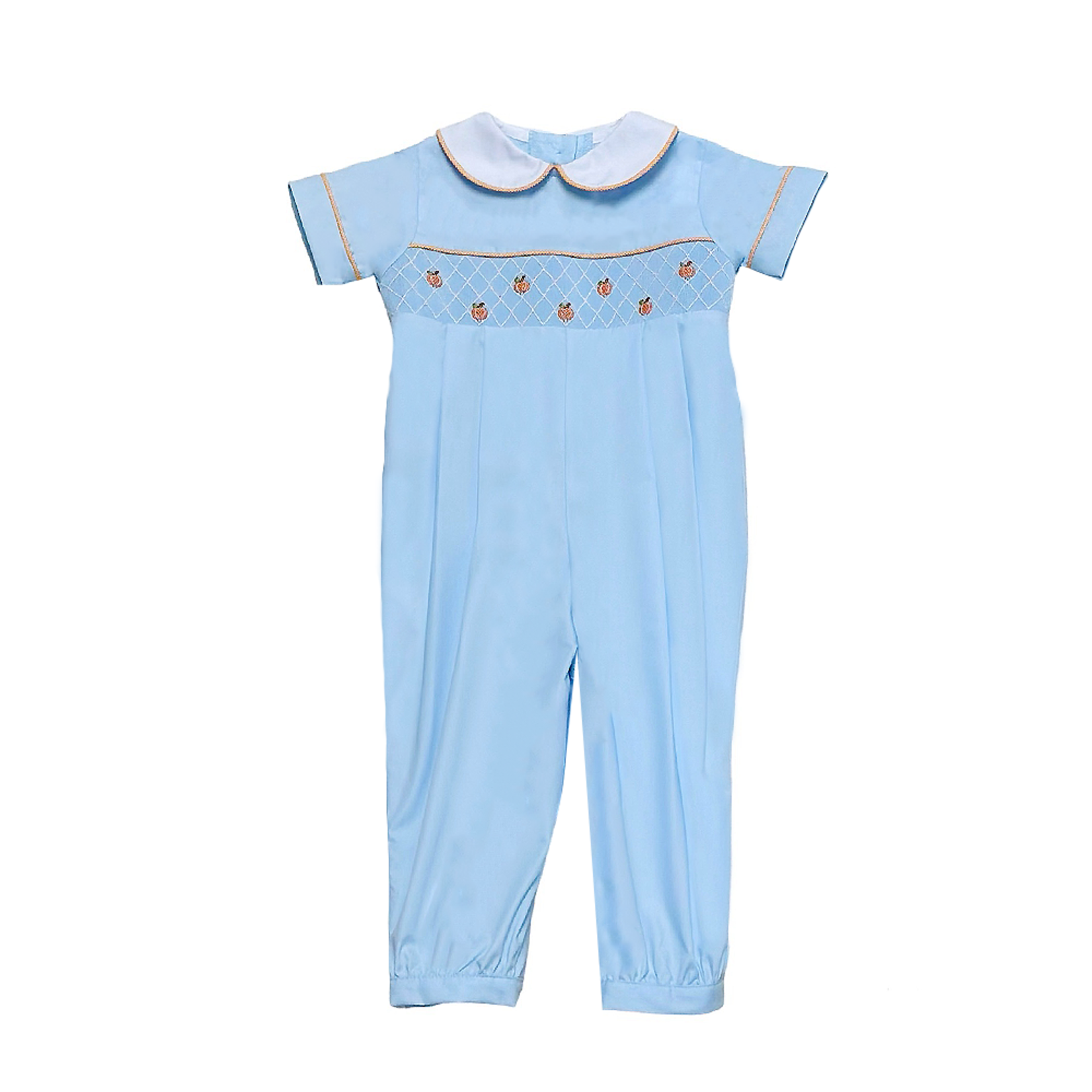 Zuccini Blue Pumpkin Smocked Longall