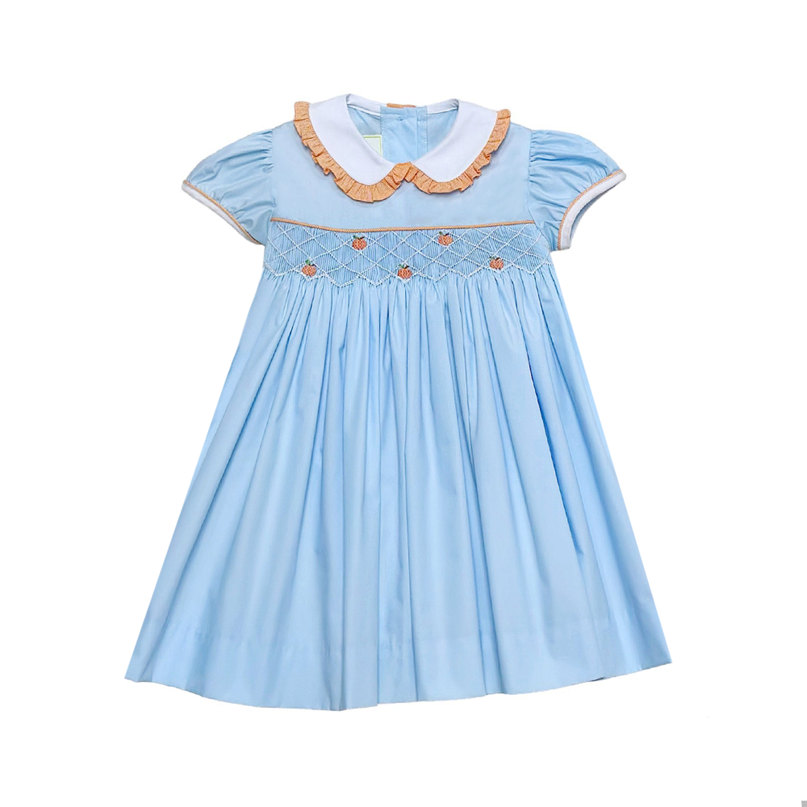 Zuccini Bl Smocked Pumpkin Dress