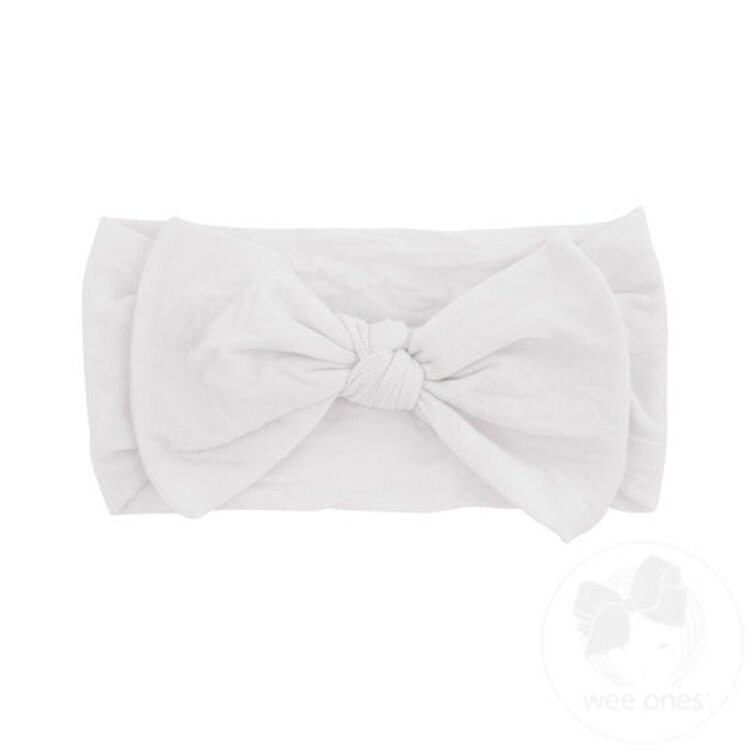 Wee Ones Nylon Baby Bow Band