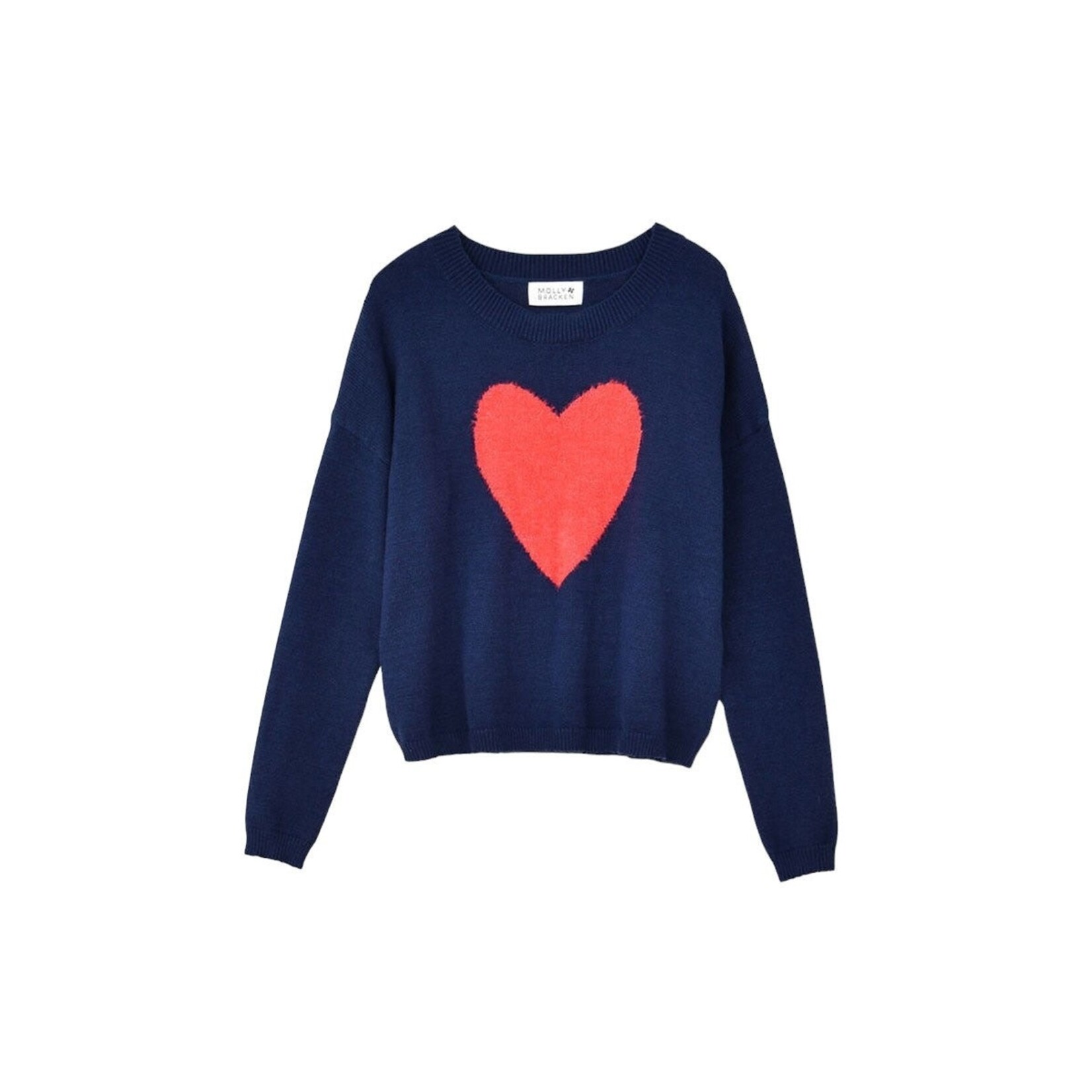 Molly Bracken Navy Heart Sweater