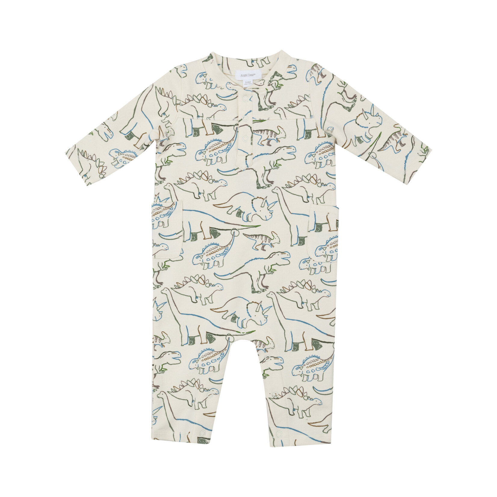 Angel Dear Artsy Dinos Romper