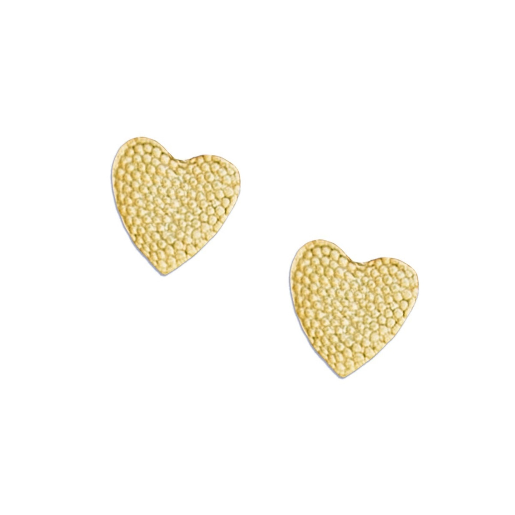 Susan Shaw Gold Stud Earrings