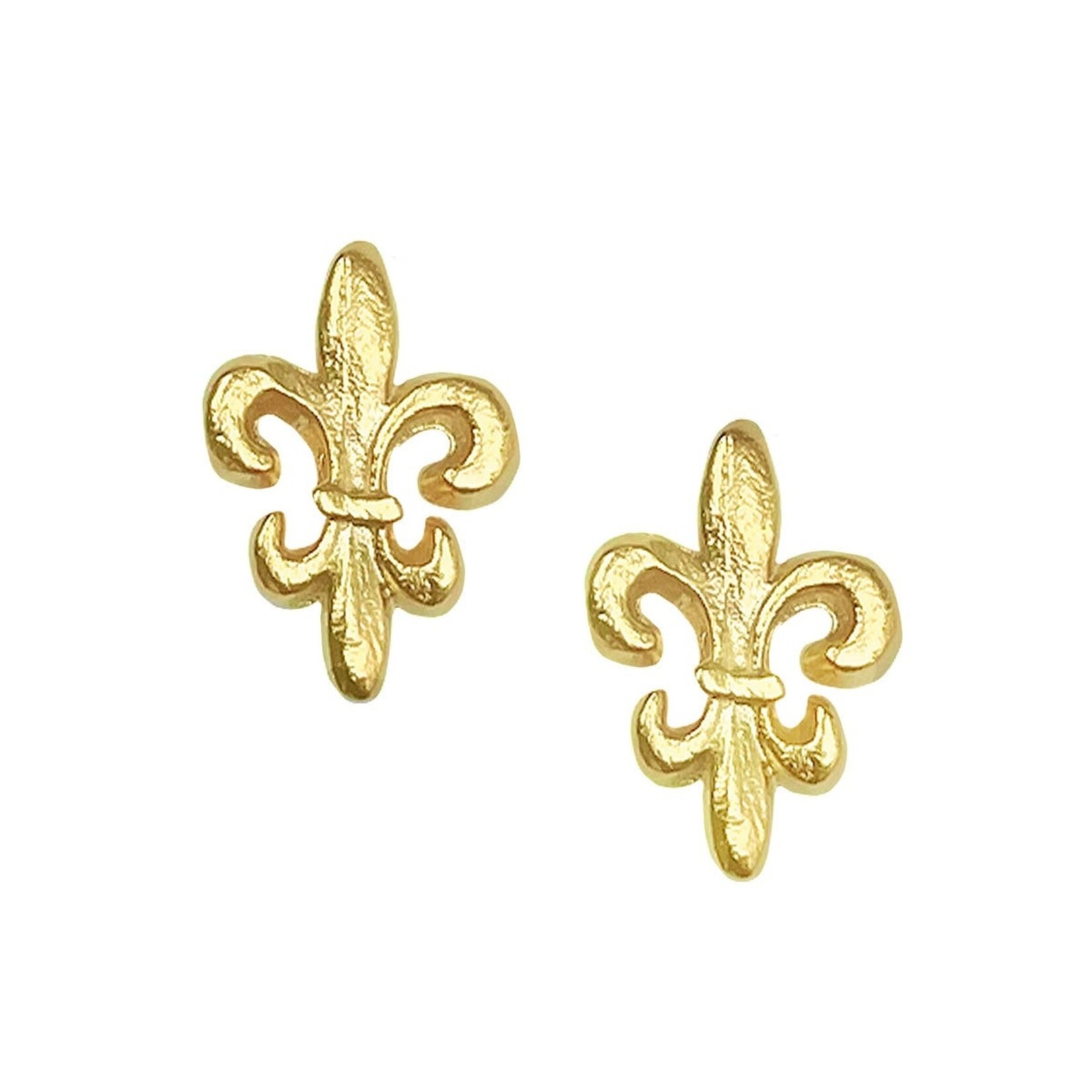 Susan Shaw Gold Stud Earrings