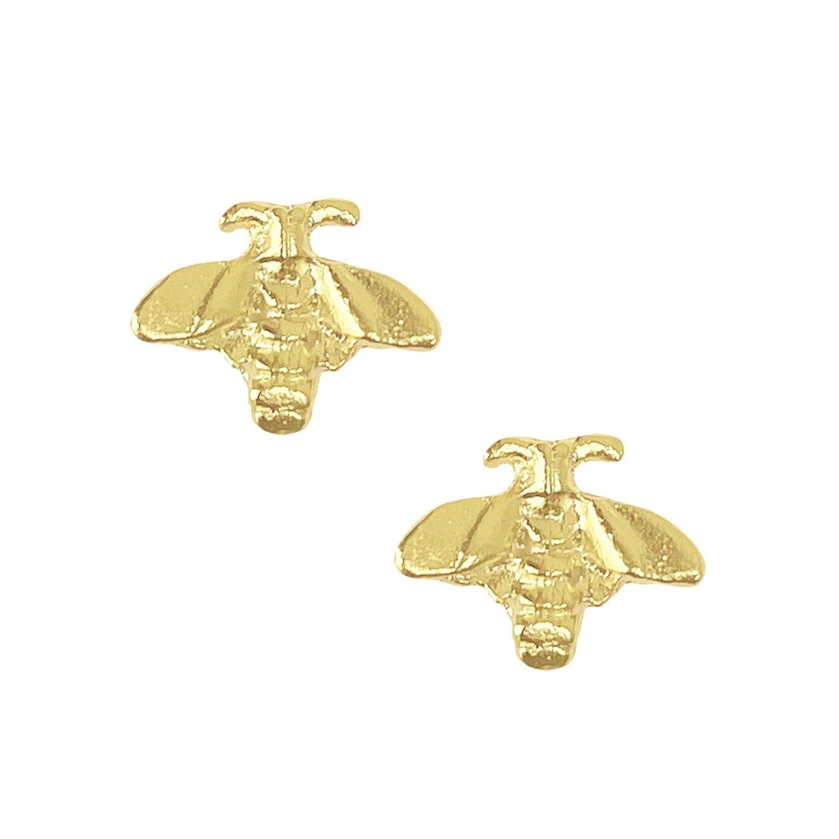 Susan Shaw Gold Stud Earrings