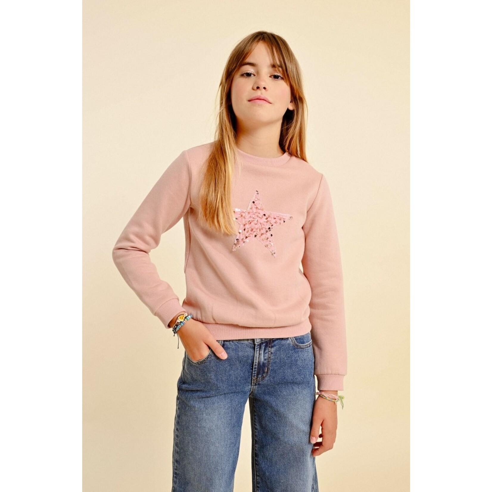 Molly Bracken Pink Star Sweatshirt