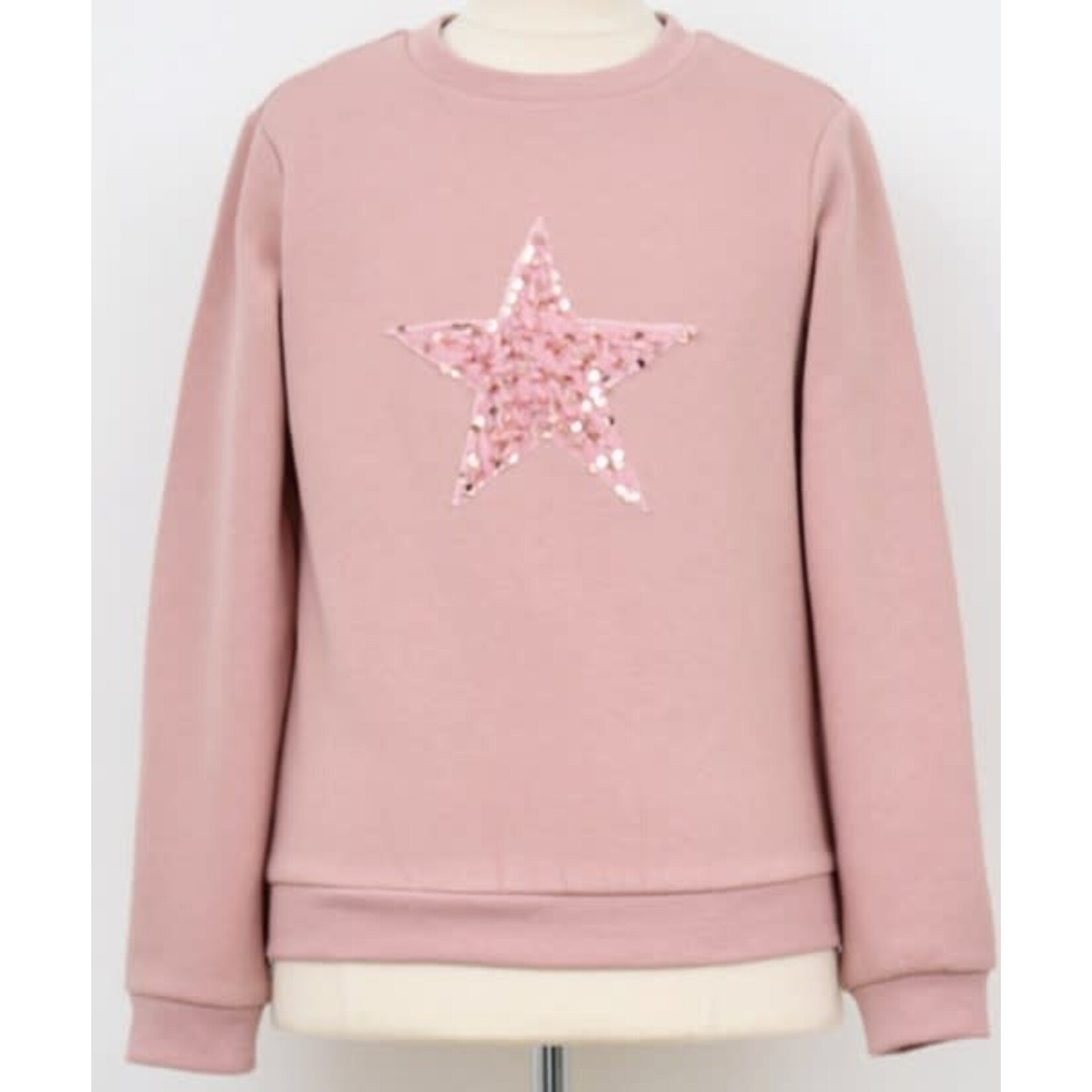 Molly Bracken Pink Star Sweatshirt