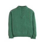 Little English Quarter Zip Sweater - Hunter Green