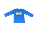 Delaney Blue Smock Race Car Shirt