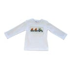 Delaney White Smock Tractor Shirt