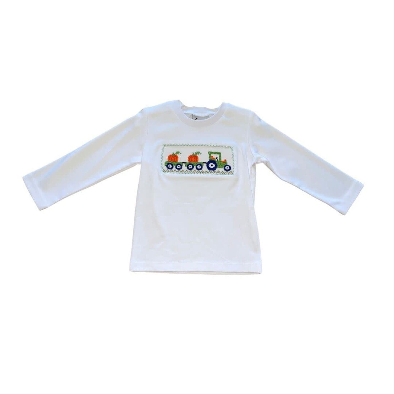 Delaney White Smock Tractor Shirt