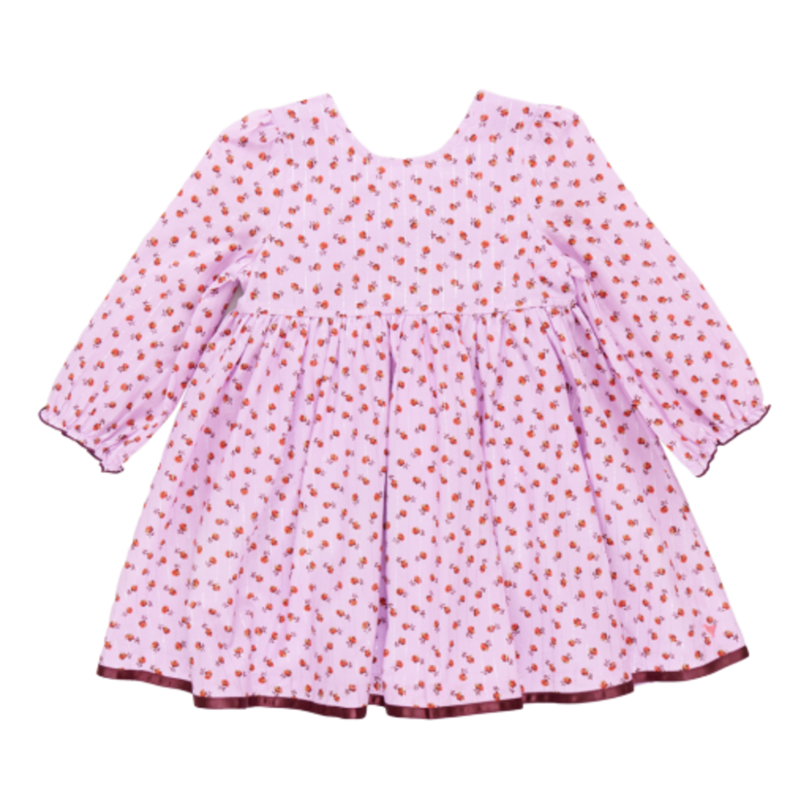 Pink Chicken girls amma dress - lavender tiny roses