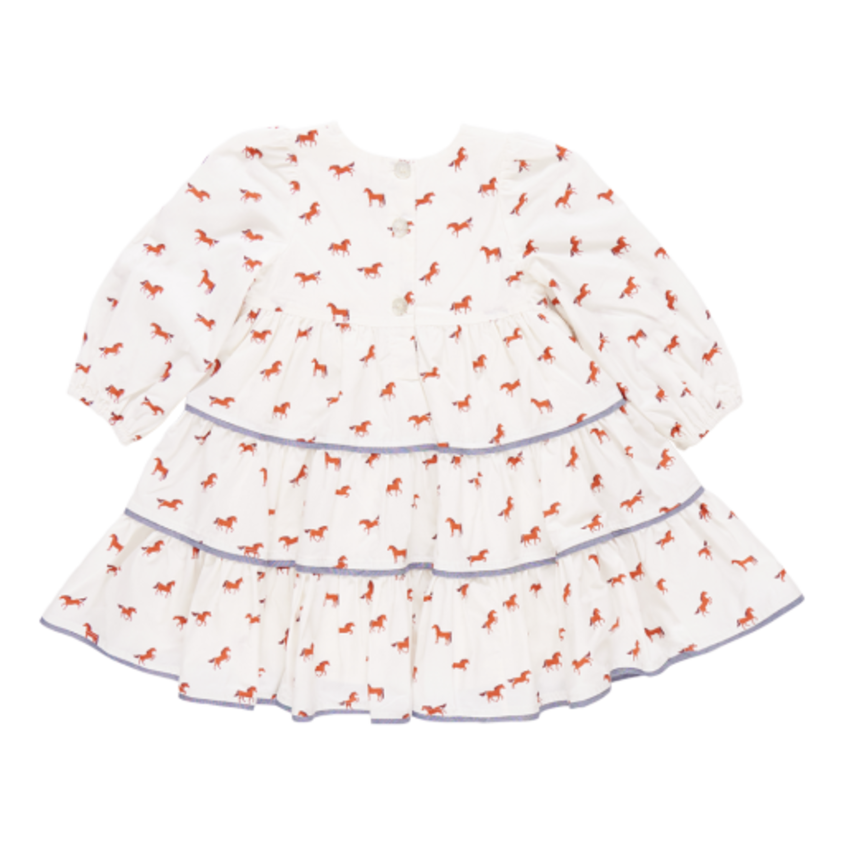 Pink Chicken girls julia dress - tiny horses