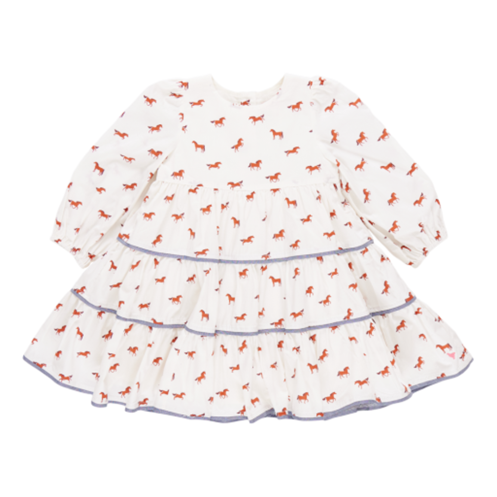 Pink Chicken girls julia dress - tiny horses