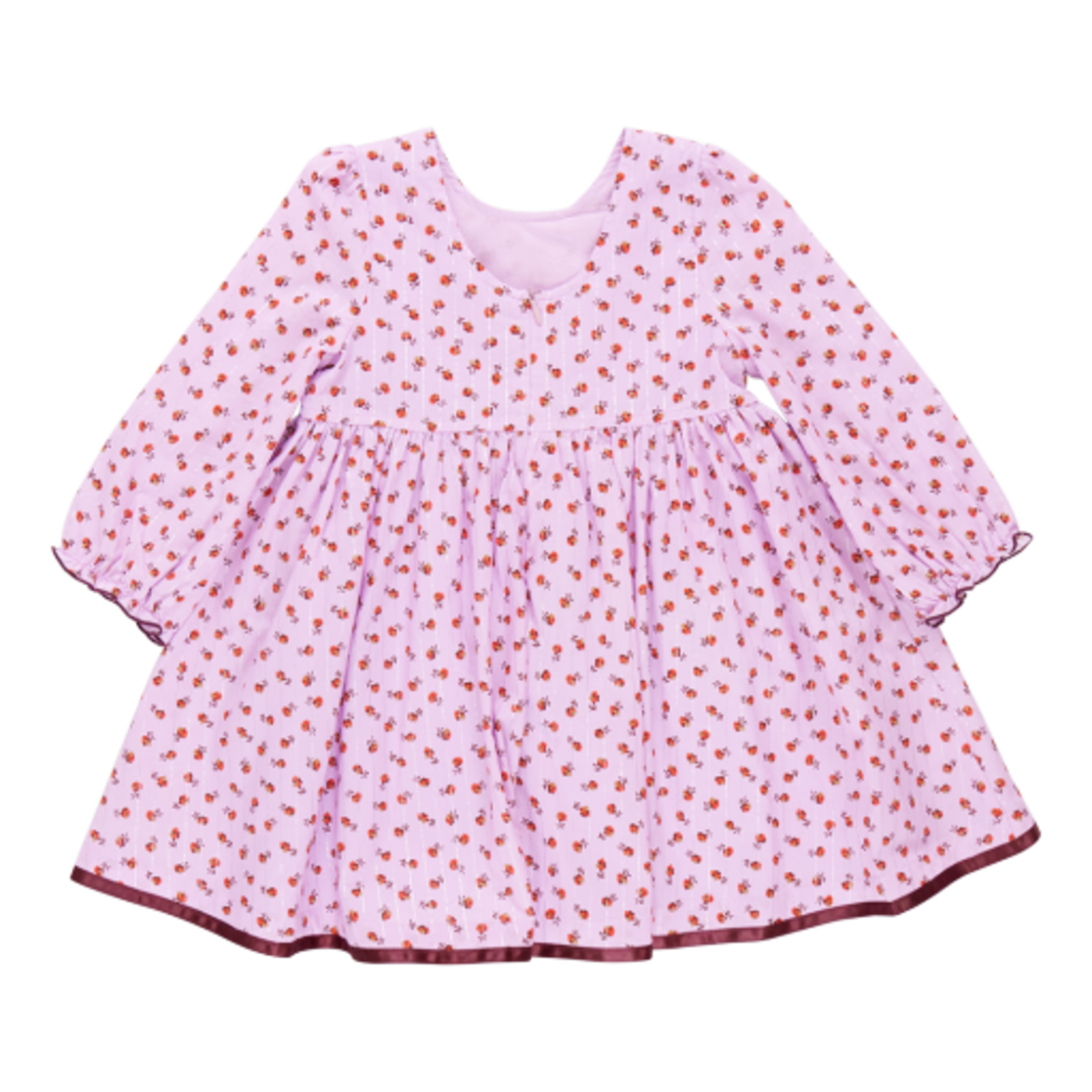 Pink Chicken girls amma dress - lavender tiny roses