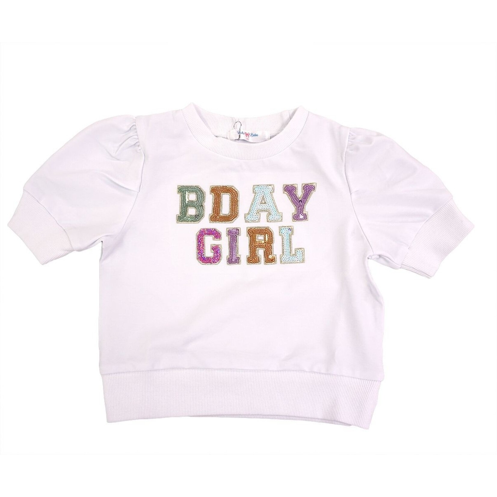 Lulu Bebe Birthday Girl Puff Shirt