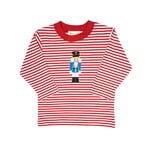 Luigi Kids Red Stripe Nutcracker Shirt