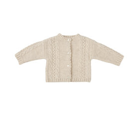 Babidu Beige Cable Cardigan