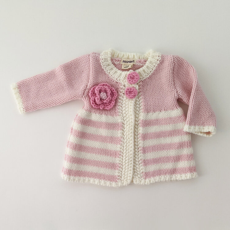 Huggalugs Parfait Pink Ziggy Sweater