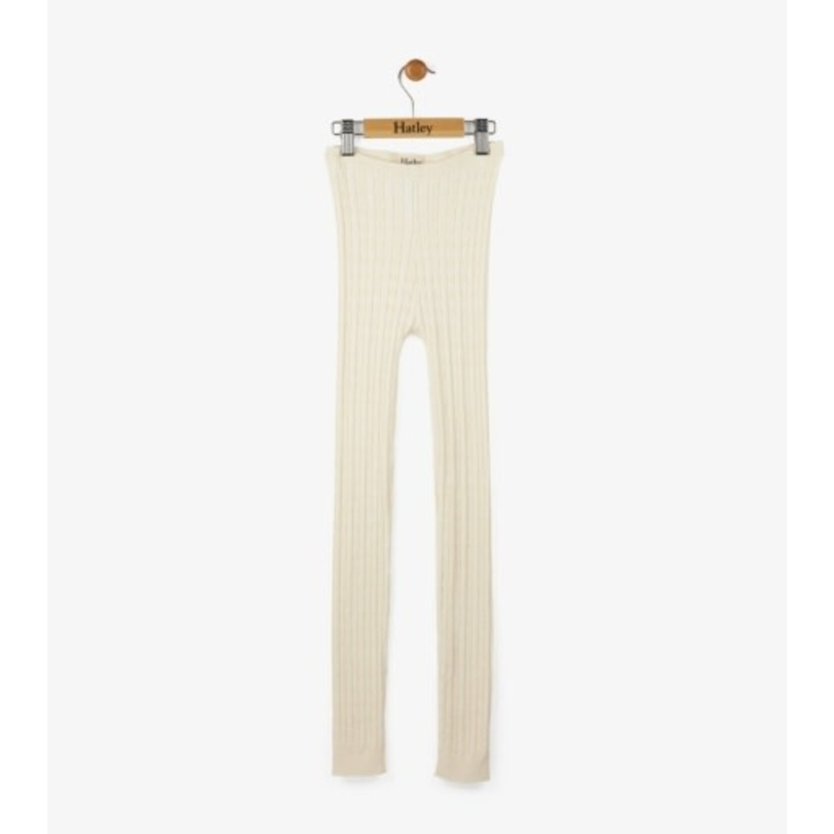 Hatley Girls Cream Cable Knit Tights