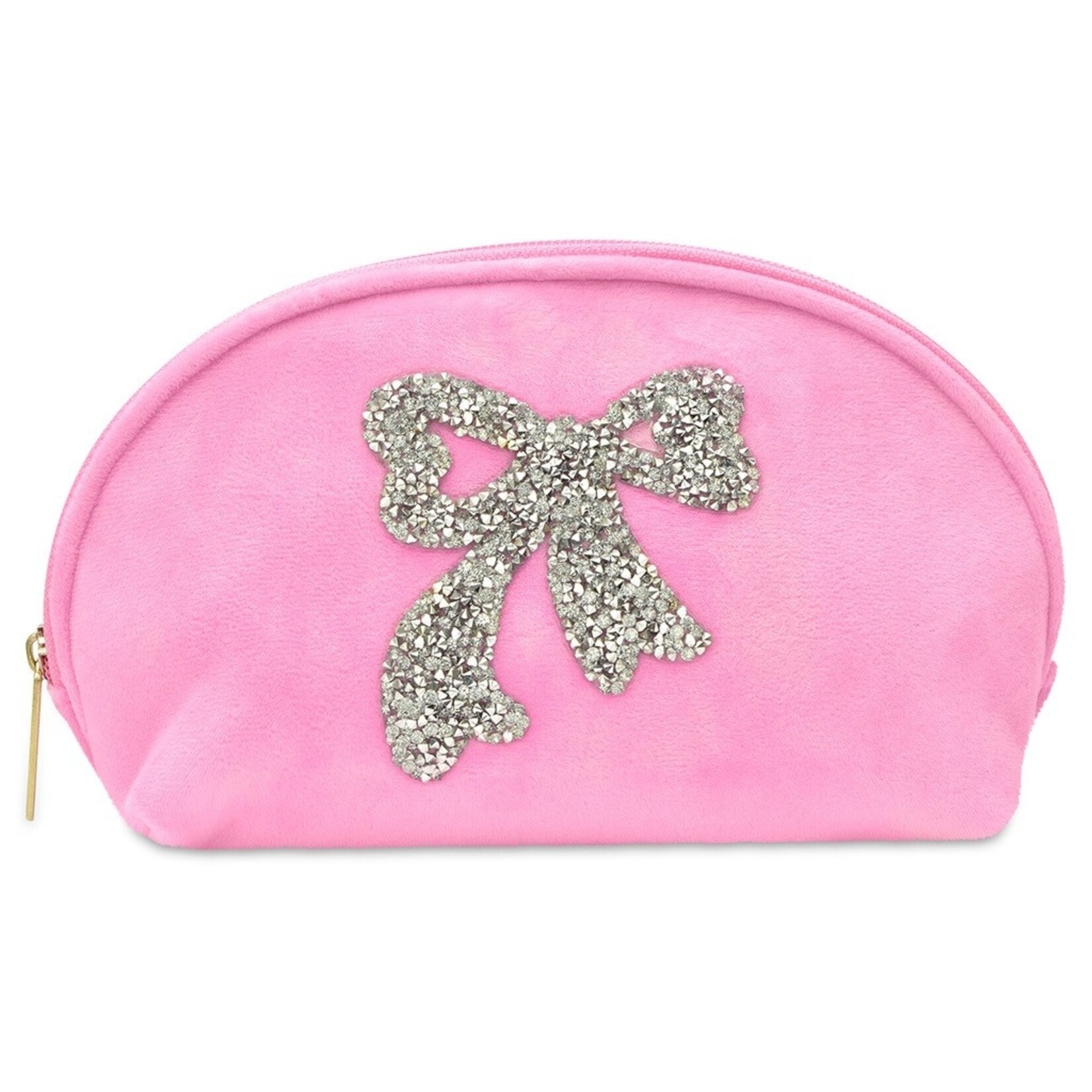 Glitter Bow Oval Cosmetic Bag The Sandbox Children s Boutique