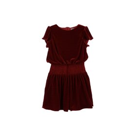 Gabby Red Velour Lyla Dress