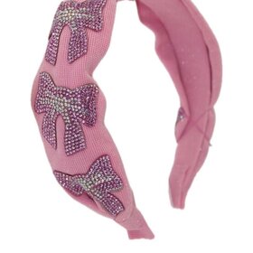 Bari Lynn Crystal Bow Knot Headband