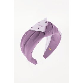 Bari Lynn 2 Tone Satin Knot Headband