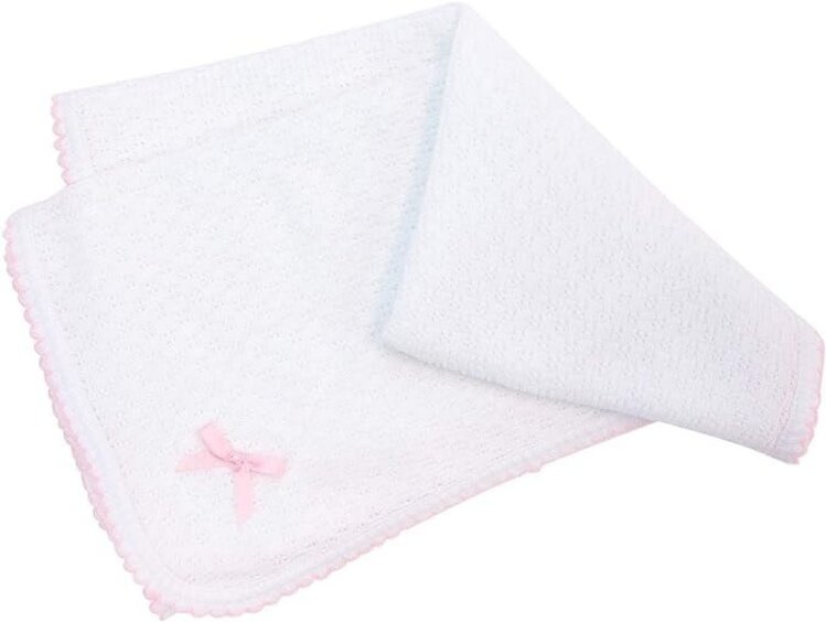 Paty Pink Trim Blanket